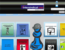 Tablet Screenshot of intersindical.com