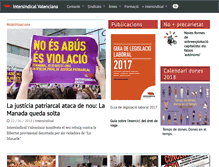 Tablet Screenshot of intersindical.org