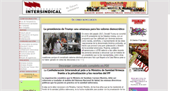 Desktop Screenshot of intersindical.es