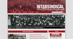 Desktop Screenshot of intersindical.org.br