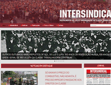 Tablet Screenshot of intersindical.org.br